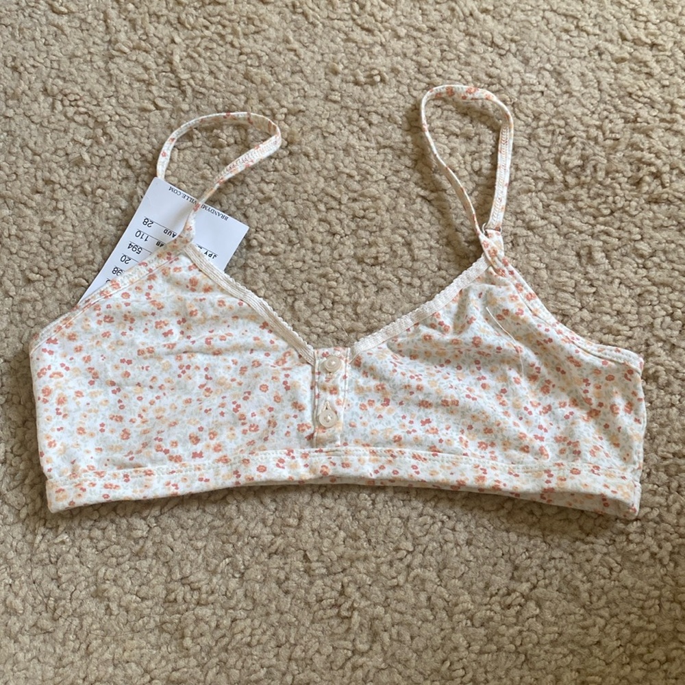 Brandy melville Maddie floral bra top